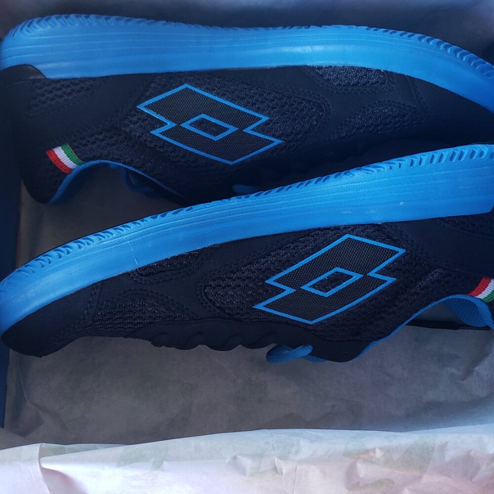 New Lotto Black Blue Moon Sneakers. Men 11 - Picture 10 of 14